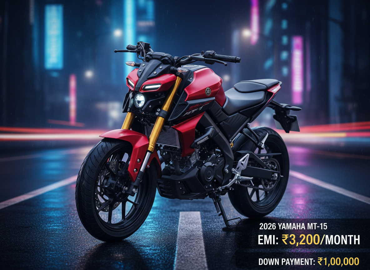 यामाहा एमटी-१५ बाईकची किंमत २०२६- केटीएम बंद, फक्त ₹३,२०० च्या ईएमआयमध्ये ही जबरदस्त 476624