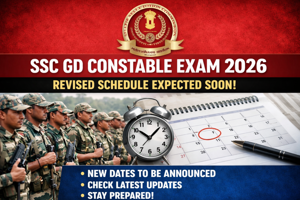 SSC GD Constable Exam 2026 Revised Schedule Expected Soon 852775 1