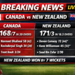 canada national cricket team vs new zealand national cricket team match scorecard