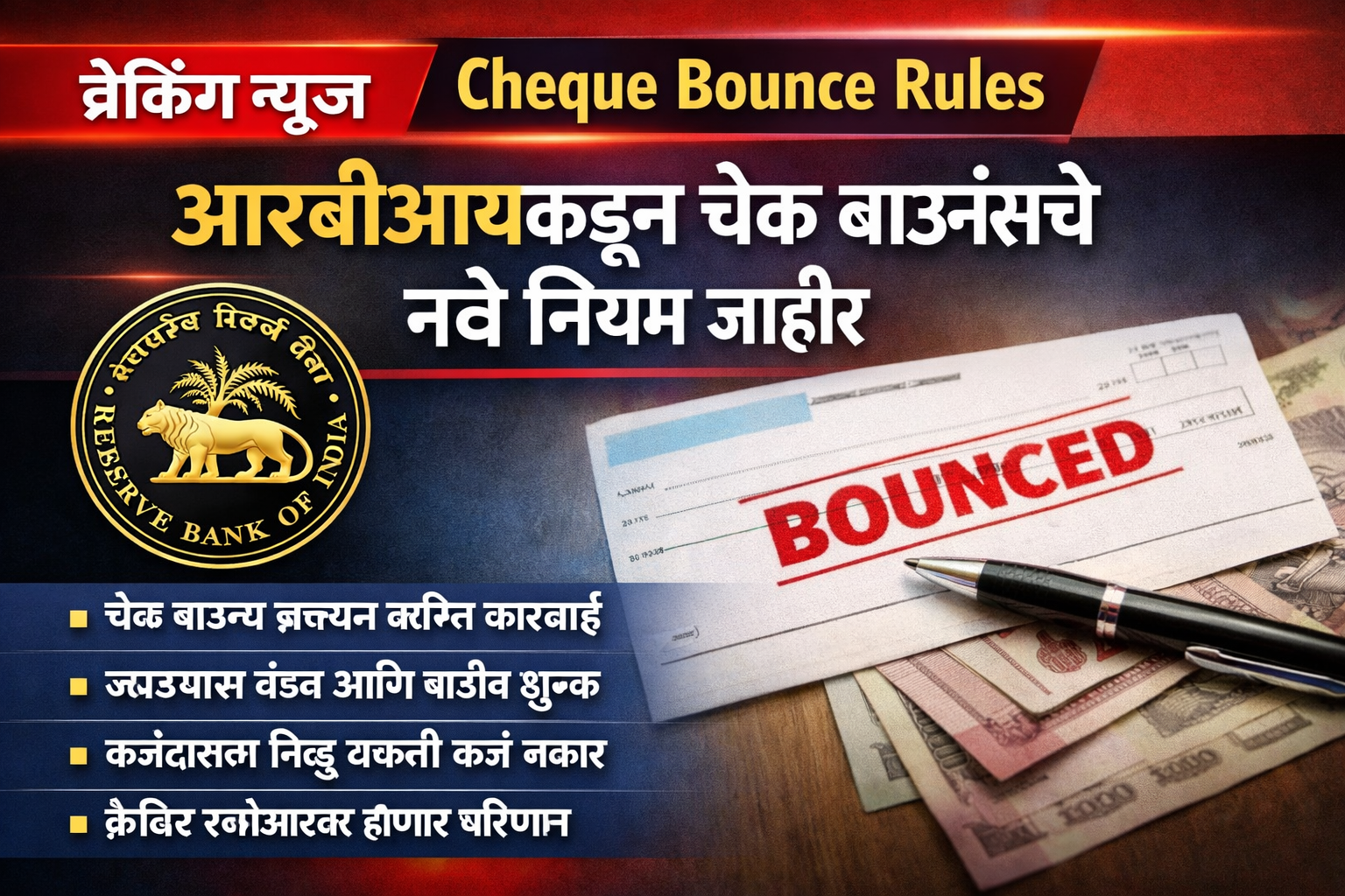 Cheque Bounce Rules