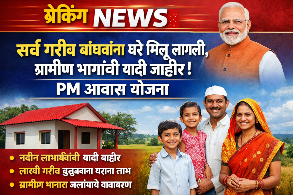 सर्व गरीब बांधवांना घरे मिळू लागली, ग्रामीण भागांची यादी जाहीर | PM Awas Yojana 2 PM Awas Yojana